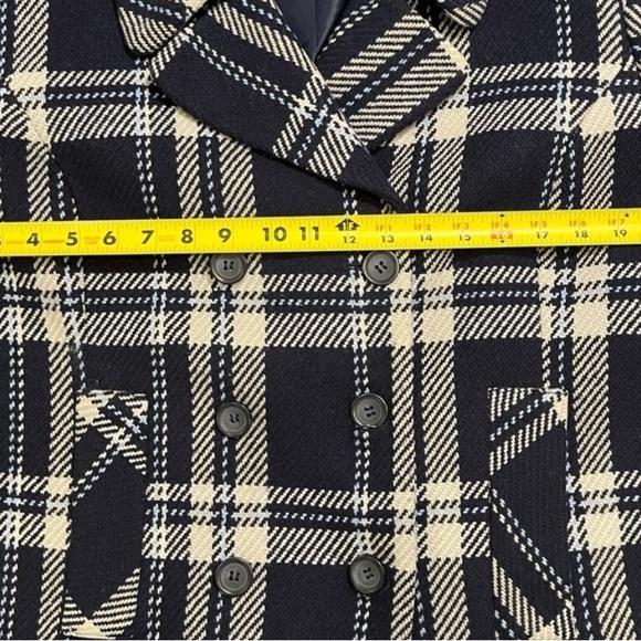 Talbots Women's Plaid Jacket - Black and White - Picture 8 of 9